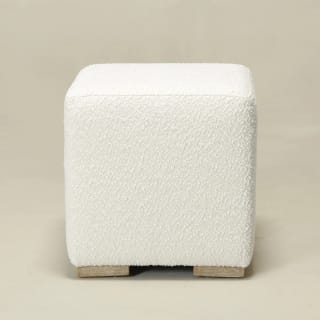 Ida Bouclé Square Ottoman