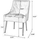 Green Upholstered Dining Office Chair