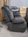 Gray Fabric Recliners Powered Lift Chair