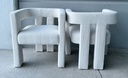 Contemporary Designed Polyester Fabric Upholstered Chair