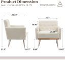 Teddy Accent Chair with Arm for Living Room
