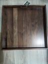 Kingcraft Walnut Large Ottoman Tray (Rectangle, Square)
