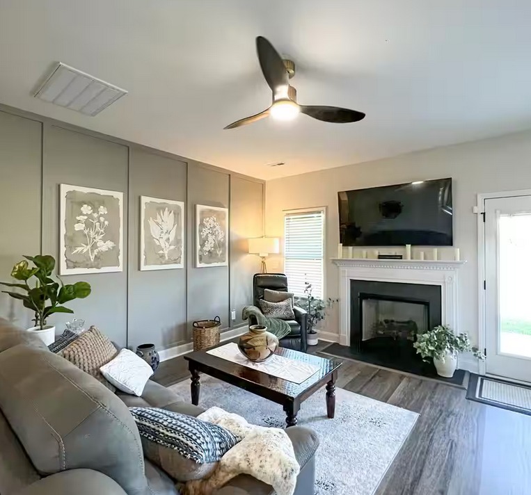 52 in. Integrated LED Indoor Gold Ceiling Fans with Light and Remote Control