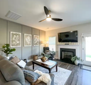 52 in. Integrated LED Indoor Gold Ceiling Fans with Light and Remote Control