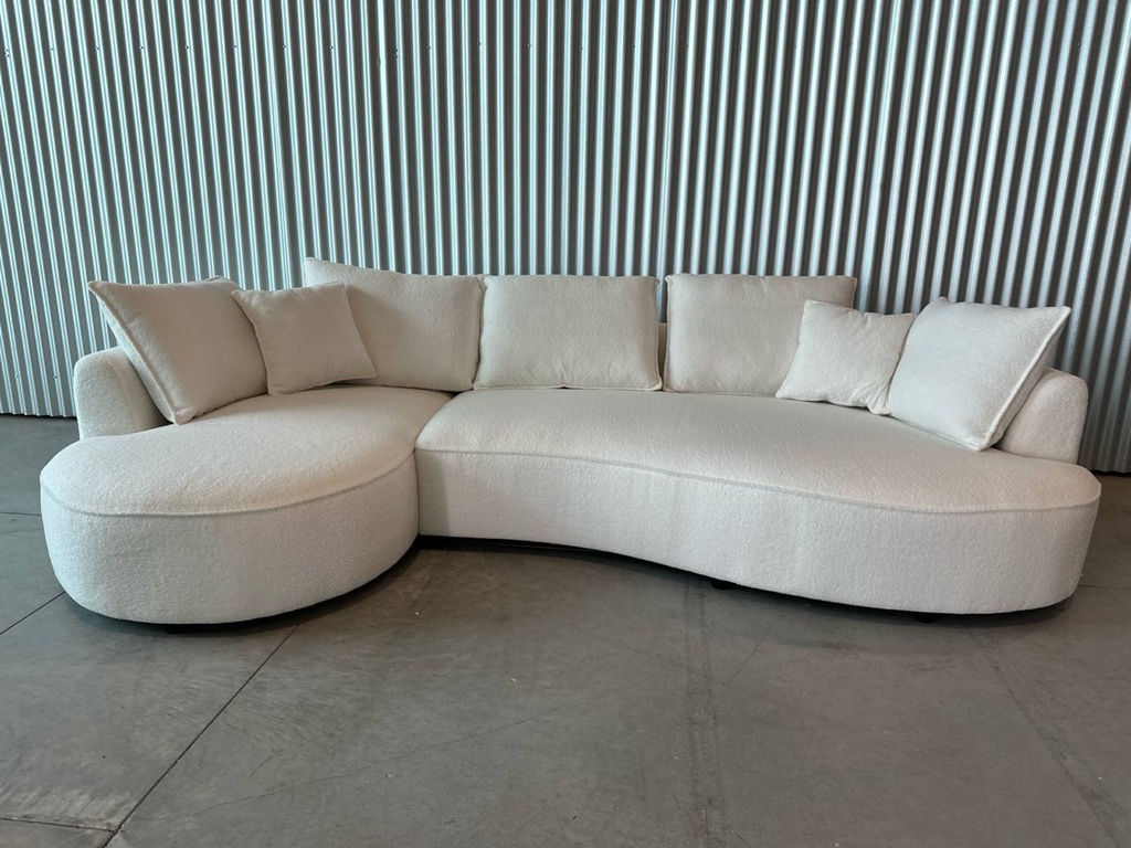 Cloud Curved Sofa Right-Facing Deap Seat